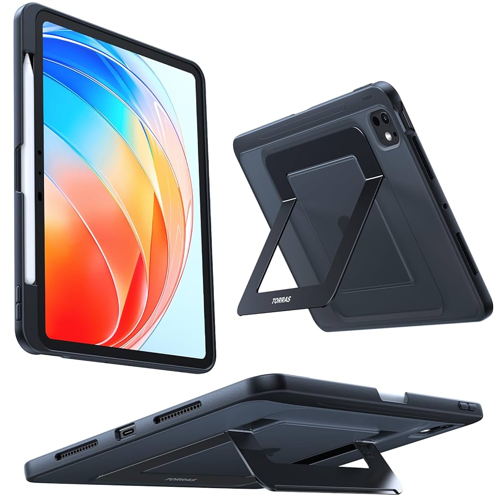 TORRAS iPadケース グレー スタンド機能付き 新発売】TORRAS Ostand iPad多機能スタンドケースが初登場